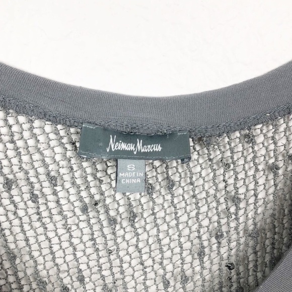 Neiman Marcus Open Knit w/ Sequins Tunic Size S - Picture 4 of 7